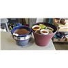 Image 1 : LOT OF ASSORTED PLANTER POTS