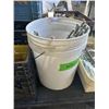 Image 3 : 3 CRATES / BUCKETS OF ASSORTED HEAVY DUTY HARDWARE, REDI ROD, AND MORE