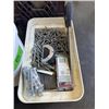 Image 5 : 3 CRATES / BUCKETS OF ASSORTED HEAVY DUTY HARDWARE, REDI ROD, AND MORE