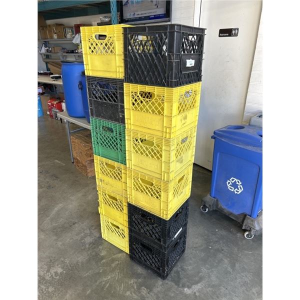 12 MILK CRATES