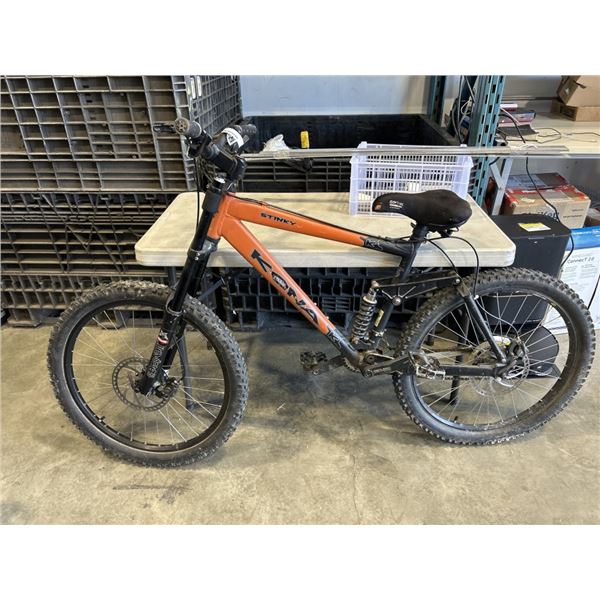 ORANGE KONA BIKE
