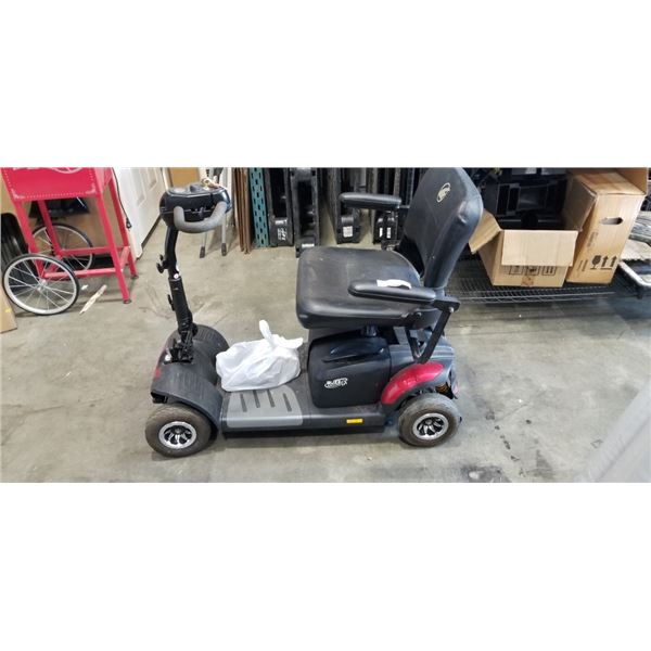RIDE ON SCOOTER W/ KEYS AND CHARGER - NO BATTERY, WORKING