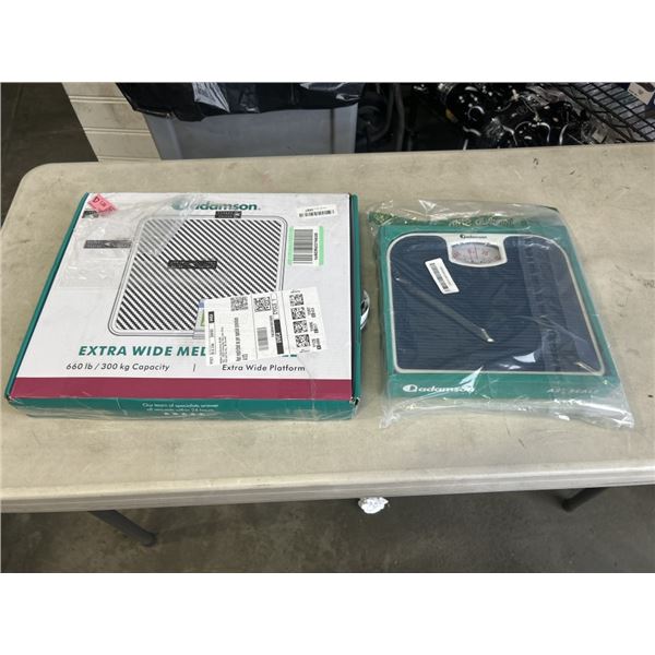 ADAMSON EXTRA WIDE MEDICAL SCALE, AND ADAMSON A21 SCALE