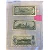 Image 2 : LAST 3 ISSUES OF CANADIAN $1 BILLS, NEAR MINT CONDITION, 1954, 1967, 1973 LAST YEAR
