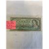 Image 1 : RARE 1954 CANADIAN $1 BILL W/ 5 '9'S 9999839