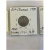 Image 3 : 3 CANADIAN 10 CENTS KING GEORGE V LOW MINTAGE .800 SILVER