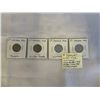Image 1 : 4 SPECIAL WAR TIME NICKELS, 1942 TOMBAC, 1943 VICTORY TOMBAC, 1944, 1945 VICTORY