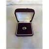 Image 1 : VINTAGE 14K RING W/ GEMSTONE AND DIAMONDS