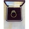 Image 3 : VINTAGE 14K RING W/ GEMSTONE AND DIAMONDS