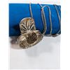 Image 3 : HAND CRAFTED SILVER FILLGREE PURSE PENDANT W/ LONG CHAIN NECKLACE