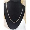 Image 2 : 925 STERLING SILVER FLAT CHAIN NECKLACE