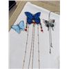 Image 4 : VINTAGE BUTTERFLY NECKLACE, BROOCH AND HAIR BARRETT