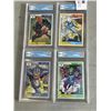 Image 1 : 4 GRADED SUPER HERO CARDS