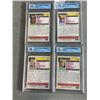 Image 6 : 4 GRADED SUPER HERO CARDS