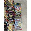 Image 2 : 8 OPENED PACKS OF POKEMON CARDS