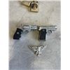 Image 3 : 3 BUTANE LIGHTERS AND STERLING ANGEL PIN