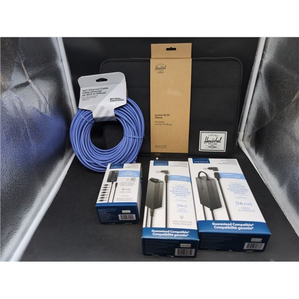 NEW UNIVERSAL LAPTOP CHARGER AND ELECTRONIC ACCESSORIES