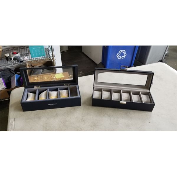 2 WATCH CASES