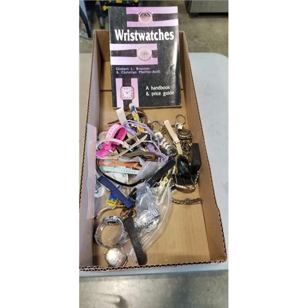 ASSORTED ESTATE WATCHES AND WATCH BOOK
