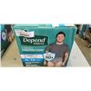 Image 4 : 2 CASES MENS XL DEPENDS UNDERWEAR