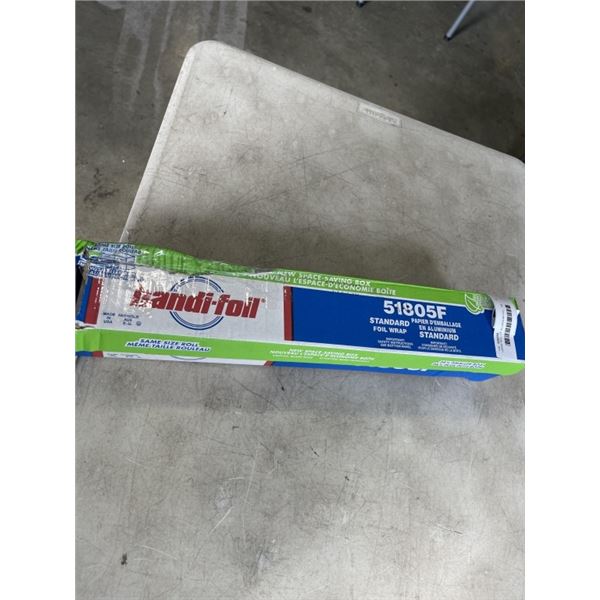 LARGE ROLL OF ALUMINUM FOIL - 100 METERS