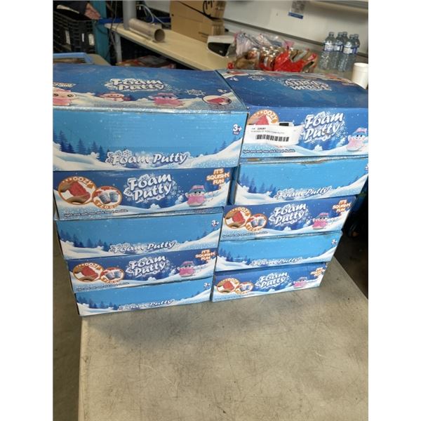 10 BOXES OF KIDS FOAM PUTTY