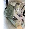 Image 3 : PLASTIC BAG INCLUDING RING BEARER PILLOW, SEVERAL FLOWER GIRL PURSES, DCORATIVE  BAGS,