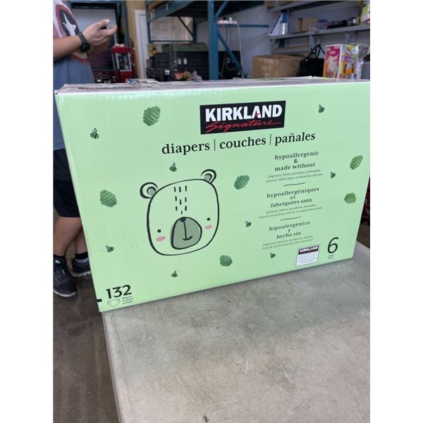 CASE OF KIRKLAND SIZE 6 DIAPERS