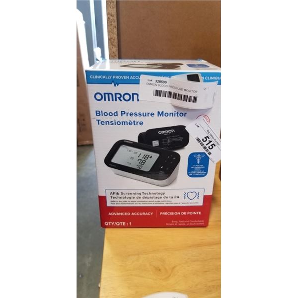 OMRON BLOOD PRESSURE MONITOR