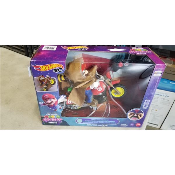 AS NEW HOT WHEELS THE SUPER MARIO GALAXY MOVIE DESERT PONCHO MARIO RC