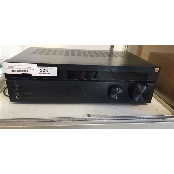 SONY STDRH190 2 CHANNEL STEREO RECIEVER - TESTED WORKING, RETAIL $279