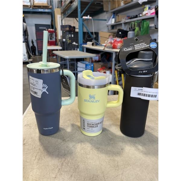 NEW STANLEY,  HYDROFLASK AND CAMP WATER BOTTLES