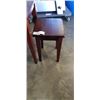 Image 3 : 2 WOODEN SIDE TABLES