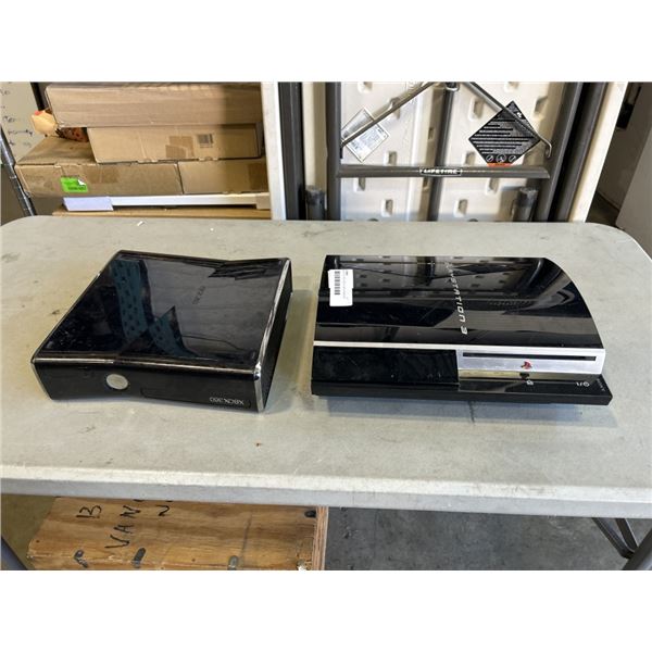 PLAYSTATION 3 AND XBOX 360 CONSOLES, UNTESTED