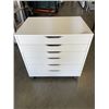Image 1 : WHITE 6 DRAWER STORAGE DRESSER