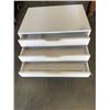 Image 3 : WHITE 6 DRAWER STORAGE DRESSER