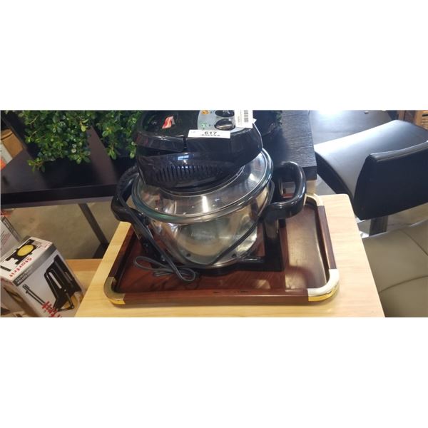 WOOD WAVE EXPRESS OVEN AND SERVING TRAY