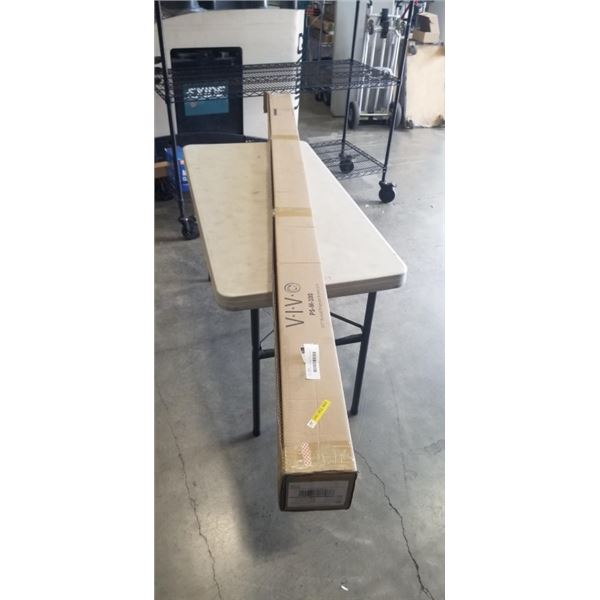 VIVO 100" MANUAL PROJECTOR SCREEN. MODEL PS-M-100