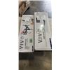Image 1 : VIVO CORNER TV WALL MOUNT AND VIVO SIT TO STAND SINGLE MONITOR WALL MOUNT WORKSTATION