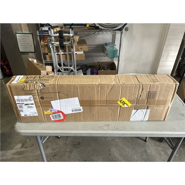 VIVO BLACK HEAVY DUTY TV FLOOR STAND