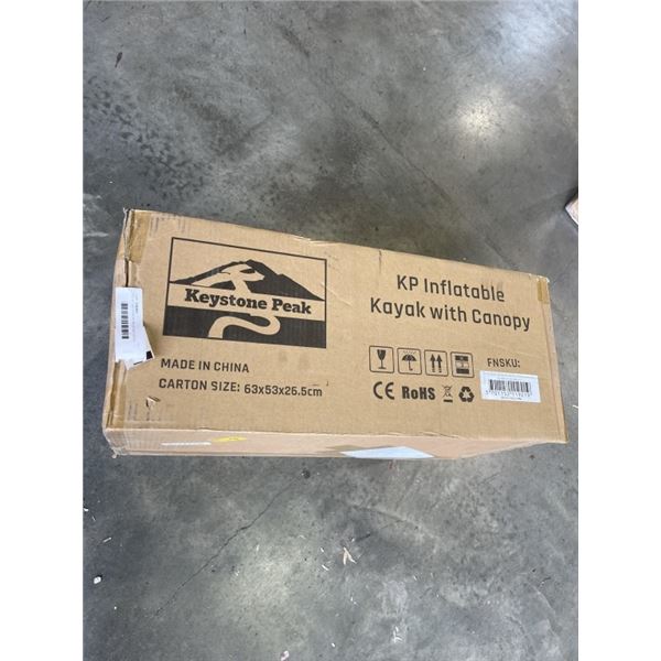 KEYSTONE PEAK KP INFLATABLE KAYAK WITH CANOPY