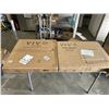 Image 1 : VIVO GLASS DESKTOP WHITEBOARD AND VIVO GRAY CLAMP-ON DESK PRIVACY PANEL