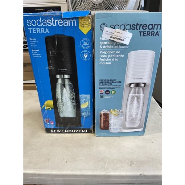 2 SODASTREAM TERRA MACHINES, STORE RETURN NO CO2