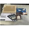 Image 1 : YELLOW MOUNTAIN JAPANESE MAHJONG SET IN SOFT CASE, AND LARGE CHECKERS & CHESS SET, AND CHINESE CHECK