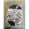 Image 1 : 25 FOOT HEAVY DUTY LIGHTED BLACK EXTENSION CORD. 10AWG/3C
