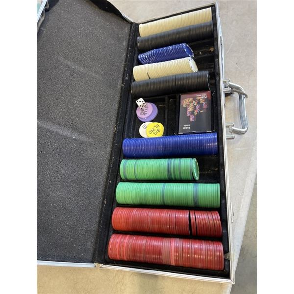 CASED POKER SET