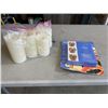 Image 1 : BOSCIA FRUIT ACID SMOOTHING FOOT PEEL 2-PACK AND 6 LED CANDLES