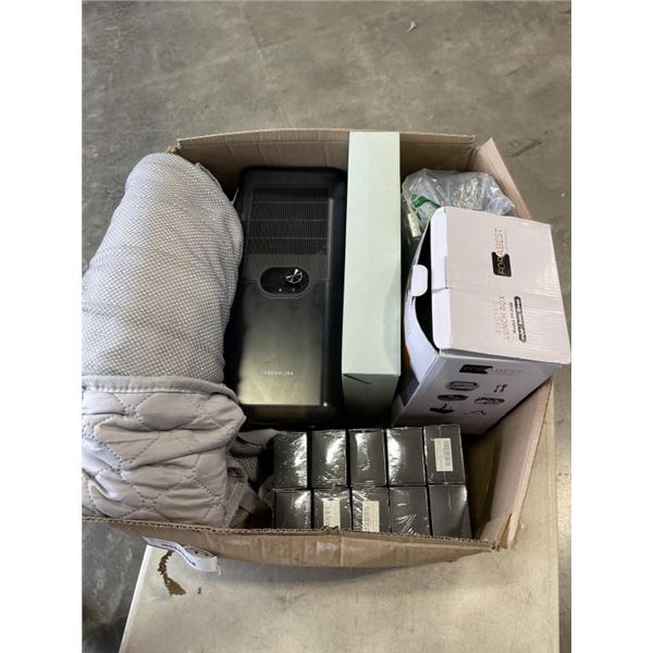 STORE RETURNS, DREAMORA  BED COOLING  SYSTEM, OKKOBI AUTOMATIC CHICKEN COOP DOOR, 2 FORABEST ELECTRI