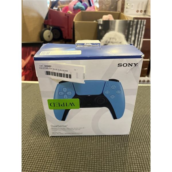PS5 STARLIGHT BLUE  DUALSENSE CONTROLLER - TESTED WORKING, RETAIL $94