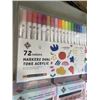 Image 2 : ZENO 72 COLOR MARKERS DUAL TONE ACRYLIC,  3 ZENO RETRO CALCULATORS, AND 100 ZENO CHALK STICKS